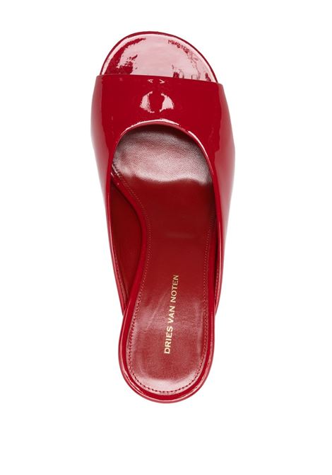 Red patent leather mules dries van noten - women DRIES VAN NOTEN | WS2511561351